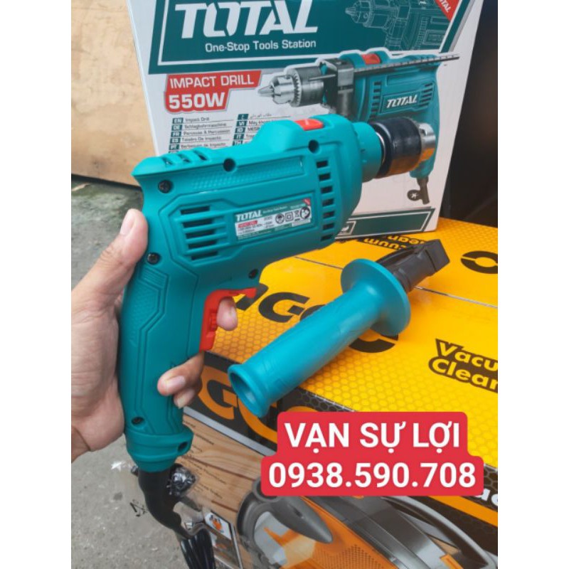 MÁY KHOAN BÚA 13MM - 550W CHÍNH HÃNG TOTAL MÃ: TG105136E