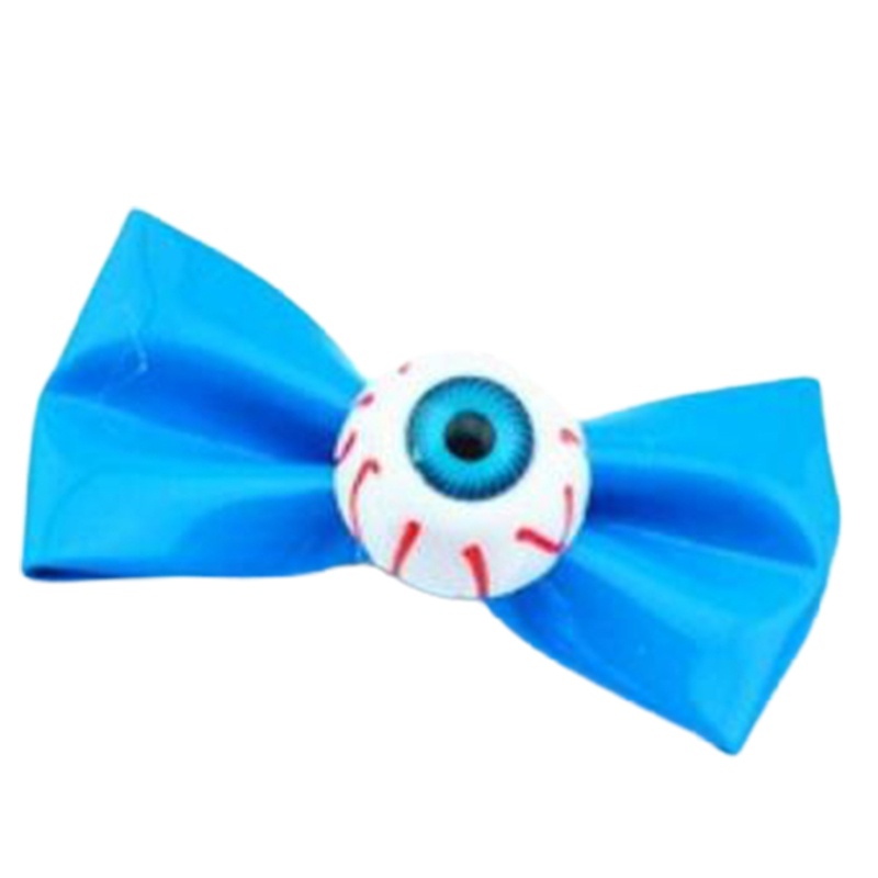 Xiangbao Kẹp Tóc Da Pu Hình Đôi Mắt Điên Cuồng Trang Trí Tiệc Halloween