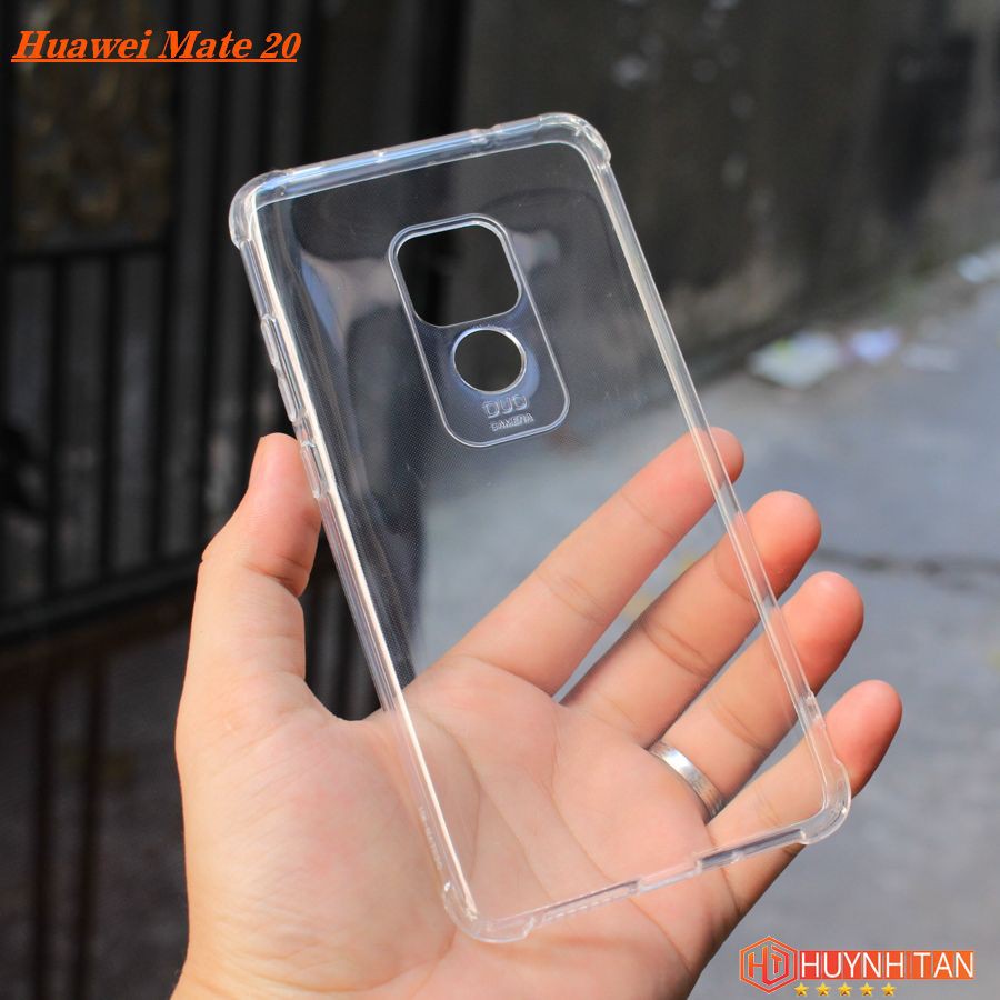 Ốp Lưng Huawei Mate 20 Chống Sốc TPU Trong Suốt 6D