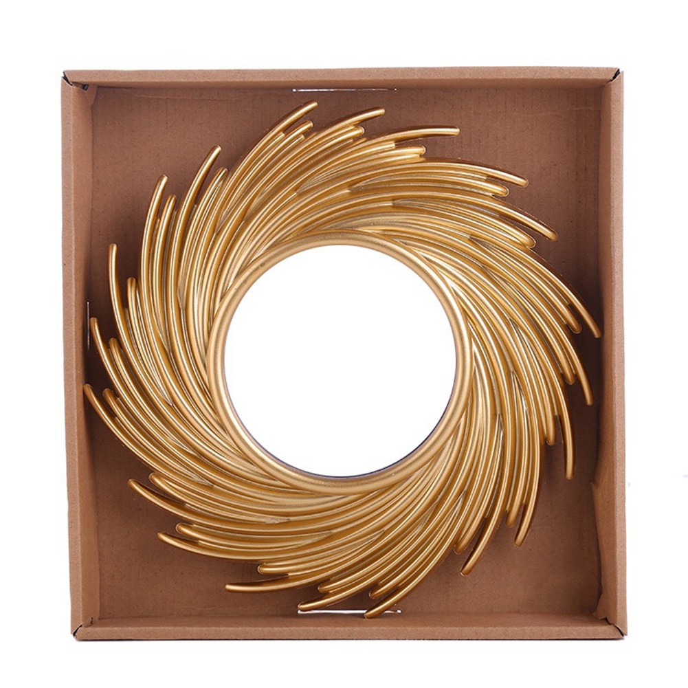 Gương treo tường 10&quot; họa tiết mặt trời dùng trang trí độc đáo