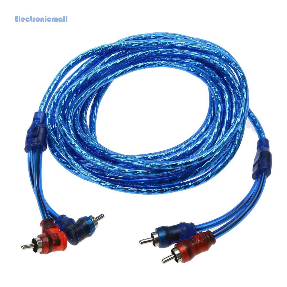 Dây cáp âm thanh chuyển đổi 2 RCA sang 2 RCA dài 5m bằng đồng nguyên chất