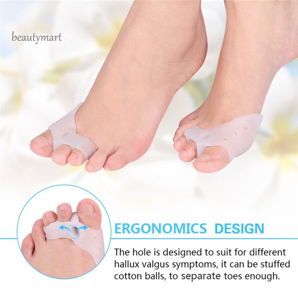 [Hàng mới về] Bộ 2 miếng silicon tách ngón chân giảm đau chuyên dụng