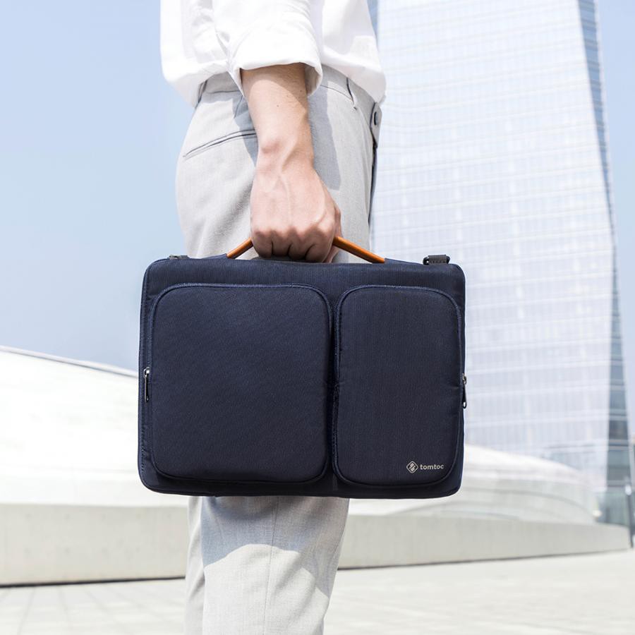 [ 3 Màu + 3 Size ] Túi Đeo TOMTOC (USA) 360* Shoulder bags cho Ultrabook/MACBOOK Pro 13/15/16 inch - A42  - 𝐍𝐊.𝐀𝐜𝐜𝐞𝐬𝐬𝐨𝐫𝐲