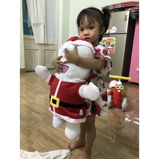 Gấu bông noel có nhạc