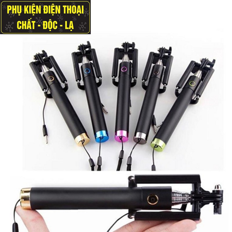 Gậy tự sướng,chụp hình xi sắt - phù hợp với Jack 3.5mm