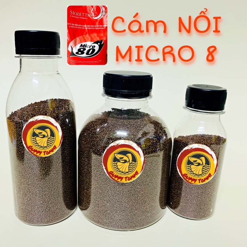 Cám Micro 80 giúp cá khoẻ mạnh mau lớn