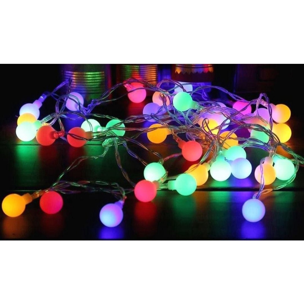 Đèn led treo ở rèm cửa hình bóng tròn, ngôi sao