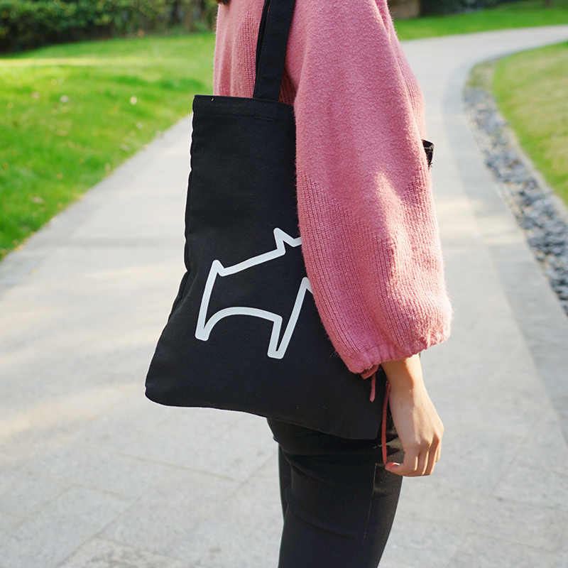 Túi xách nữ Ksnddeu vải cotton thời trang Hàn Quốc