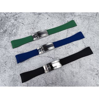 Dây cao su cho đồng hồ Rolex Submariner khoá bấm