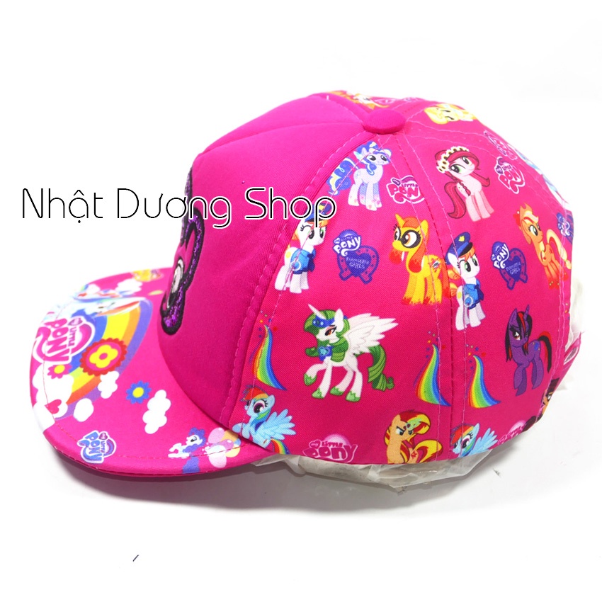 Nón kết trẻ em từ 1-3tuổi thêu con ngựa - Chất liệu Sam Sung kết hợp với vải Cotton tạo nên sự thoáng mát cho bé