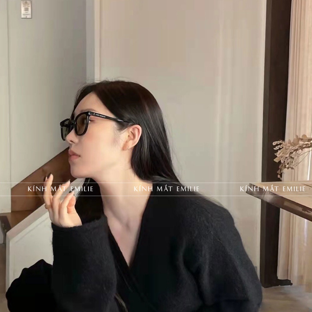 Gọng kính mát vuông nam nữ siêu hot Kính mắt Emilie phụ kiện thời trang Momati
