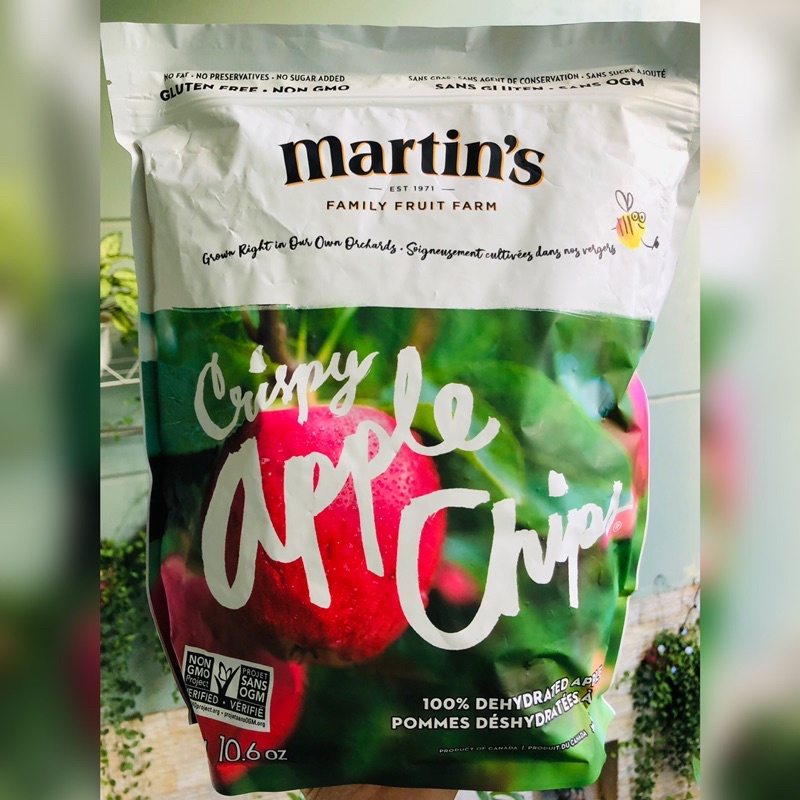 Táo sấy martin’s crispy apple chips gói 300g