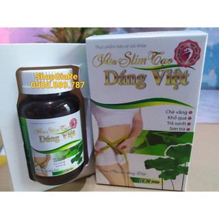 Viên SLIM tạo dáng việt Hỗ trợ giảm cân, giữ dáng, tạo vóc giáng thon ngọn