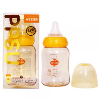 Bình sữa Wesser Nano Silver cổ nhỏ 140ml