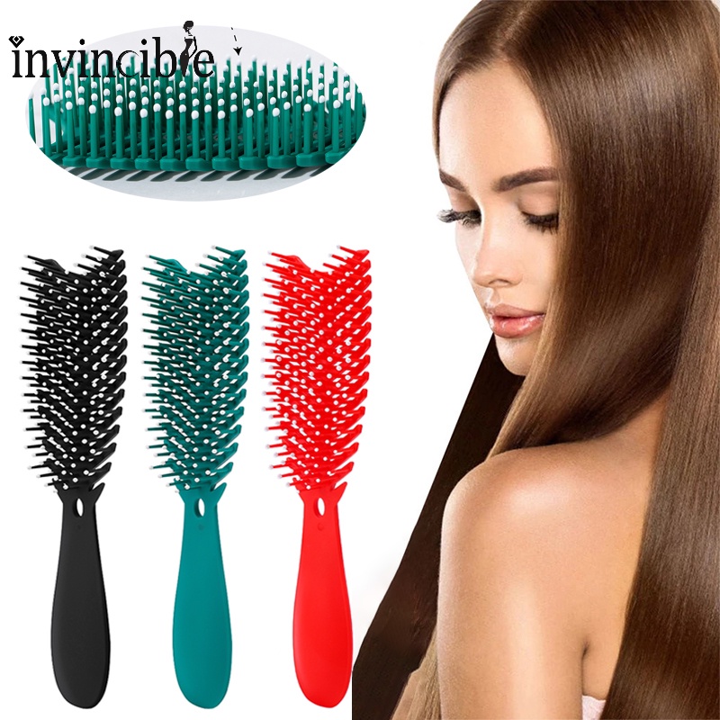 1 Lược Tạo Kiểu Tóc Hình Xương Cá Có Thể Giặt Sạch Tiện Dụng