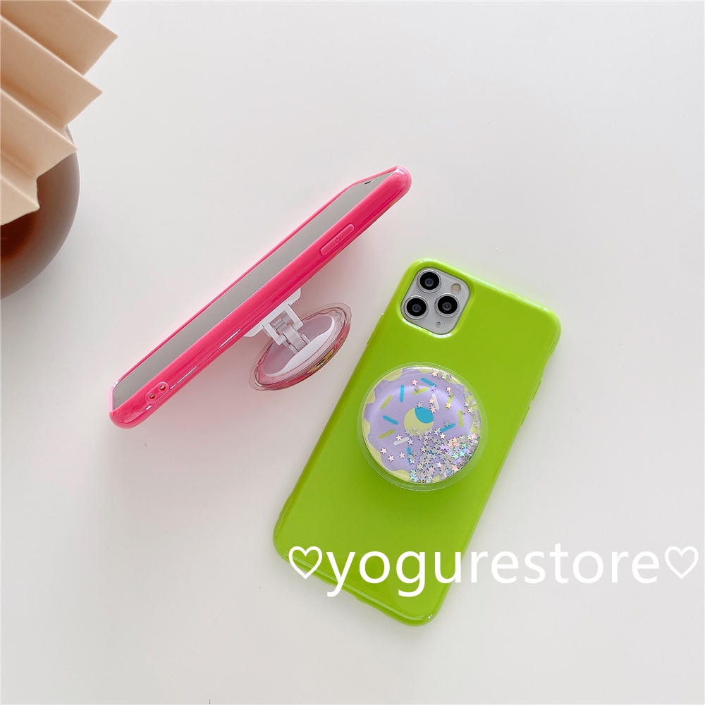 Fashion Donut Stand Candy Colors Soft Phone Case Cover for iPhone 12 Mini 12 Pro Max 11 Pro Max X XS XR XSMax 8 7 Plus SE 2020