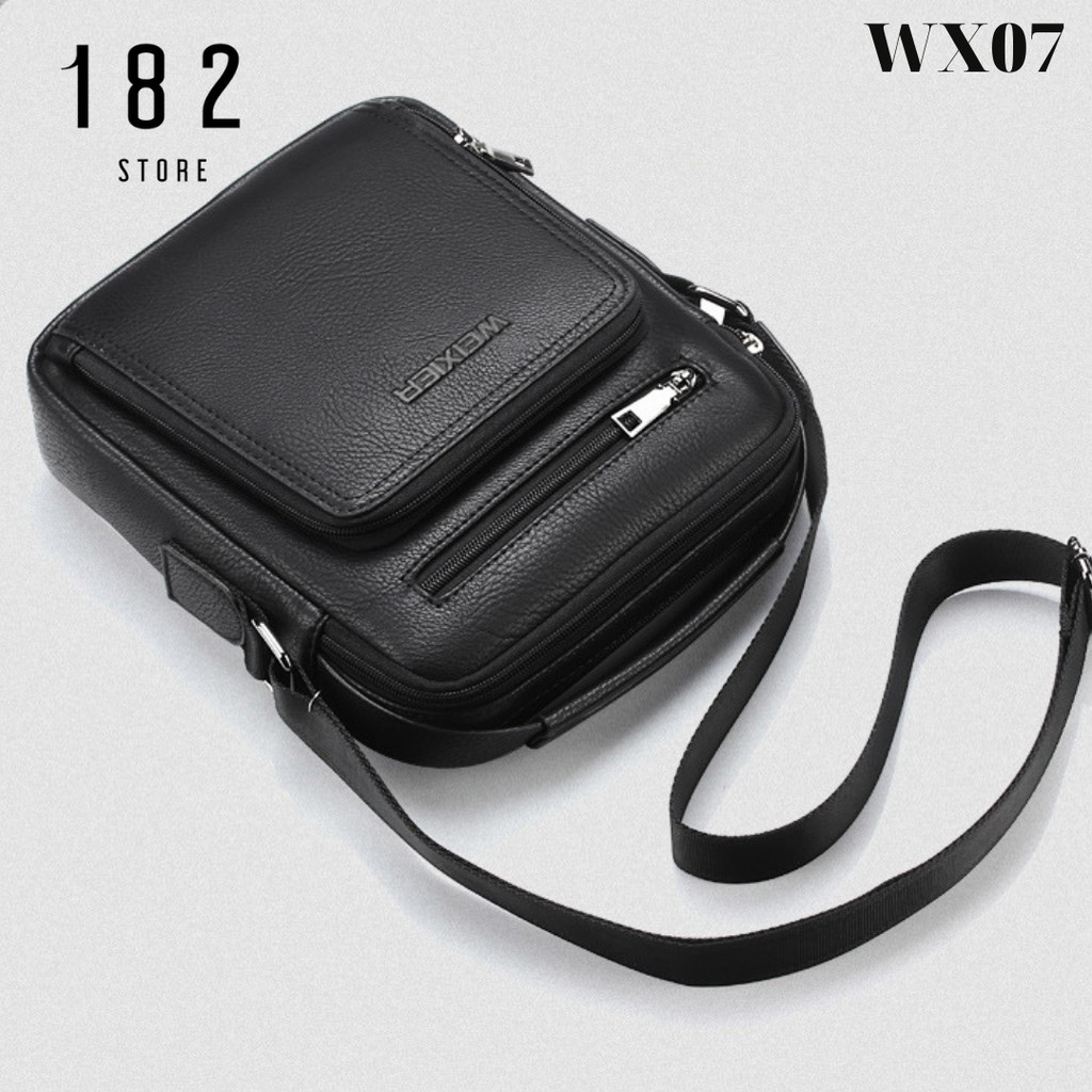 Túi Đeo Chéo WEIXIER Da Pu Cao Cấp Hàng Chính Hãng Chất Lượng Cao Đeo Vai Đi Làm Công Sở Đi Học WXD02 - The Black Box | BigBuy360 - bigbuy360.vn