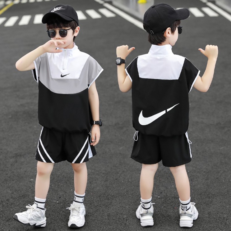 Set Đồ Thể Thao Ngắn Tay Thời Trang Mùa Hè Cho Bé