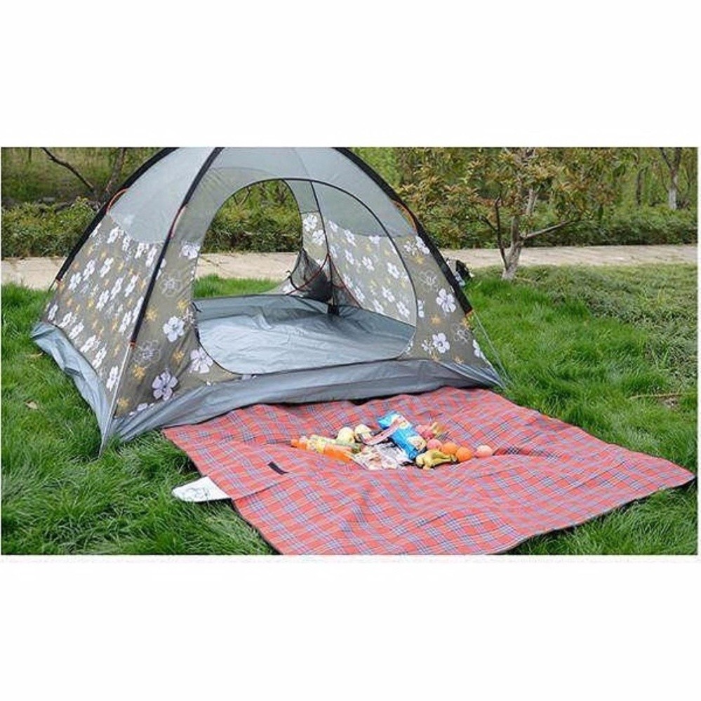 Tấm bạt picnic cao cấp 1.6x1.8m kẻ caro TI734