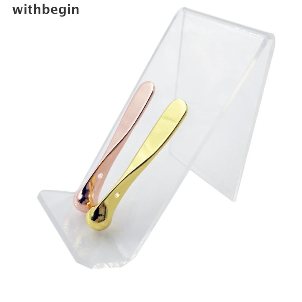 [Hàng mới về] Que mát xa tán kem dưỡng da mắt bằng kim loại loại bỏ nếp nhăn và bọng mắt