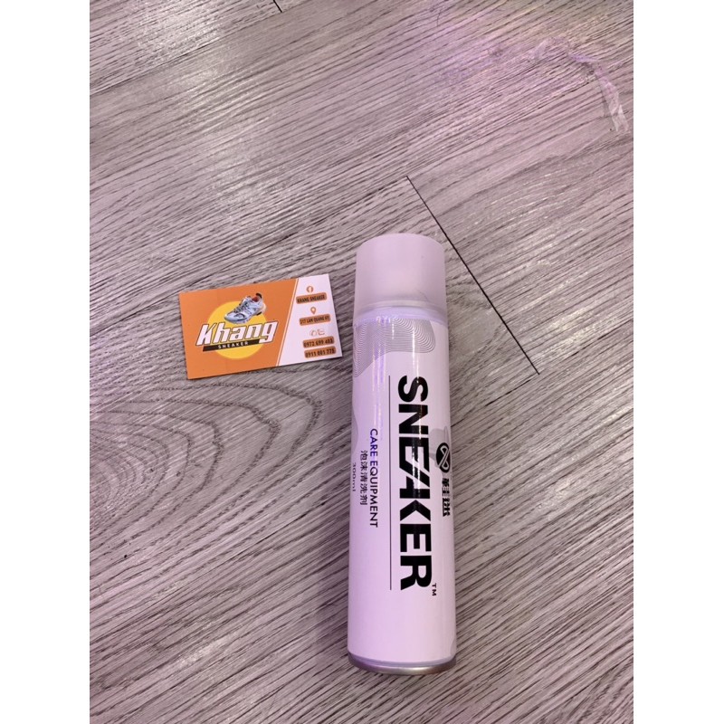 Chai xịt bọt tuyết làm sạch tẩy ố vàng giày Sneaker Hando 300ml