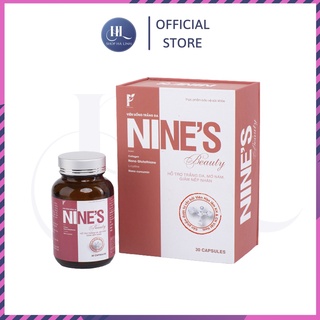 ✅[DATE 2024] Nines Beauty trắng da, mờ nám, giảm nếp nhăn (Hộp 30 Viên)