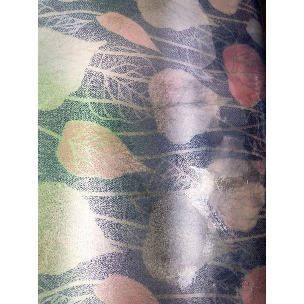 DECAL 1M PVC giấy dán kính mờ ( KHỔ 45CM ) – LÁ XANH HỒNG KK010 | BigBuy360 - bigbuy360.vn