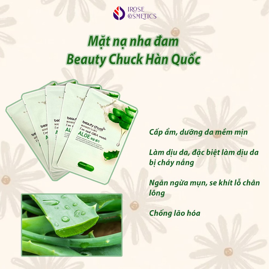 Mặt nạ dưỡng da Hàn Quốc cao cấp Beauty Chuck I'm Real Gira Mask 25g (miếng) IROSE-BEAMN | BigBuy360 - bigbuy360.vn