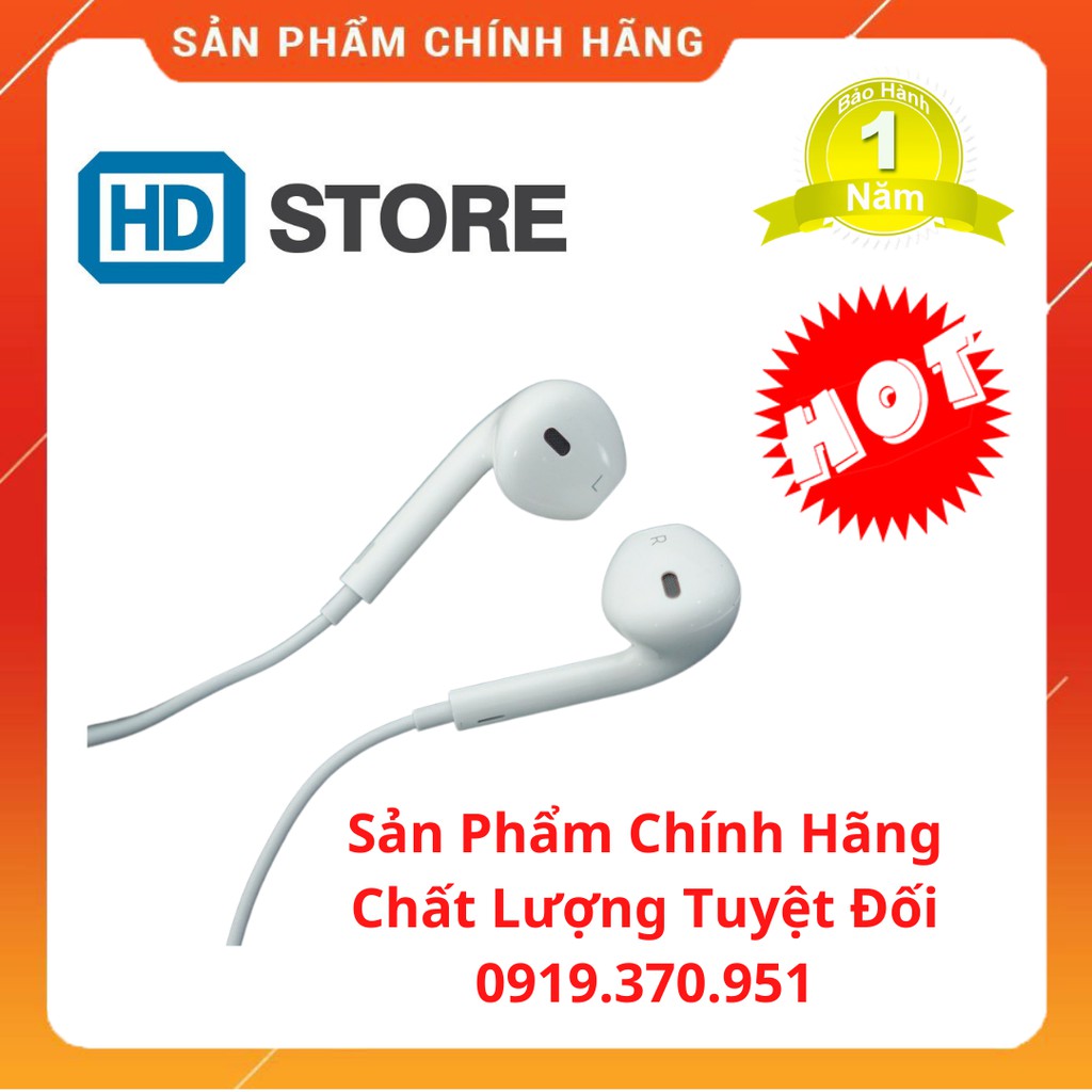 Tai Nghe iPhone 6/6s Chính Hãng Zin Fullbox chân tròn 3.5mm