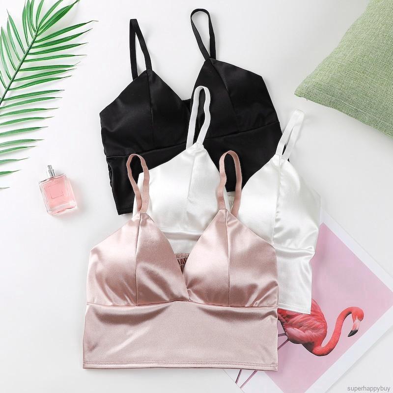 Women Sexy V-Neck Bras Beautiful Backs Bottoming Triangle Cup Underwear