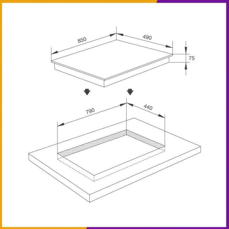 Bếp âm 2 gas Malloca AS 9402G mặt kính cường lực màu xanh rêu ( CHÍNH HÃNG PHÂN PHỐI )