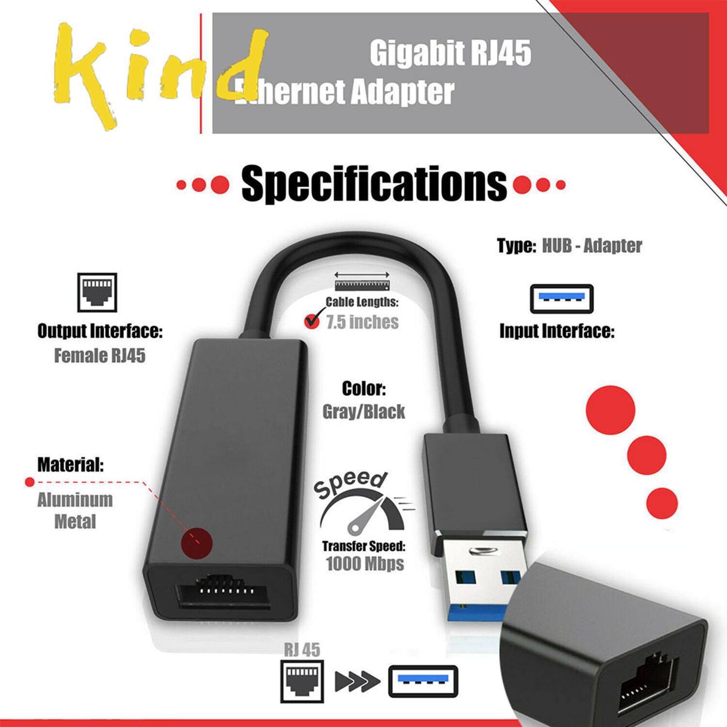 Usb 3.0 Gigabit Ethernet Lan Rj45 1000mbps Cho Windows Pc Usb 3.0 | BigBuy360 - bigbuy360.vn