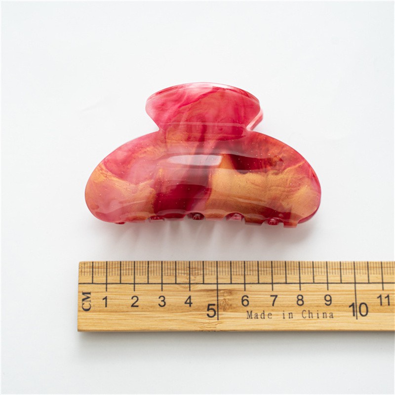 Kẹp Tóc Bằng Nhựa Acrylic Kiểu Hàn Quốc Đơn Giản Dành Cho Nữ