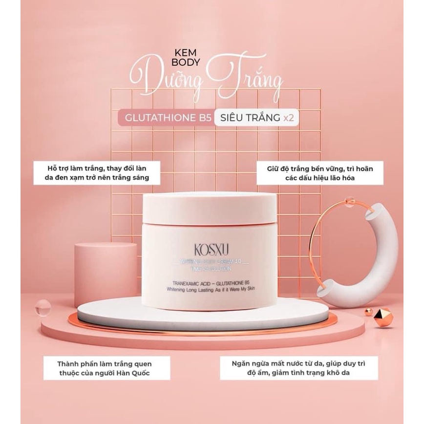 KEM BODY 4.0 KOSXU TẶNG QUÀ ❤️ FREESHIP