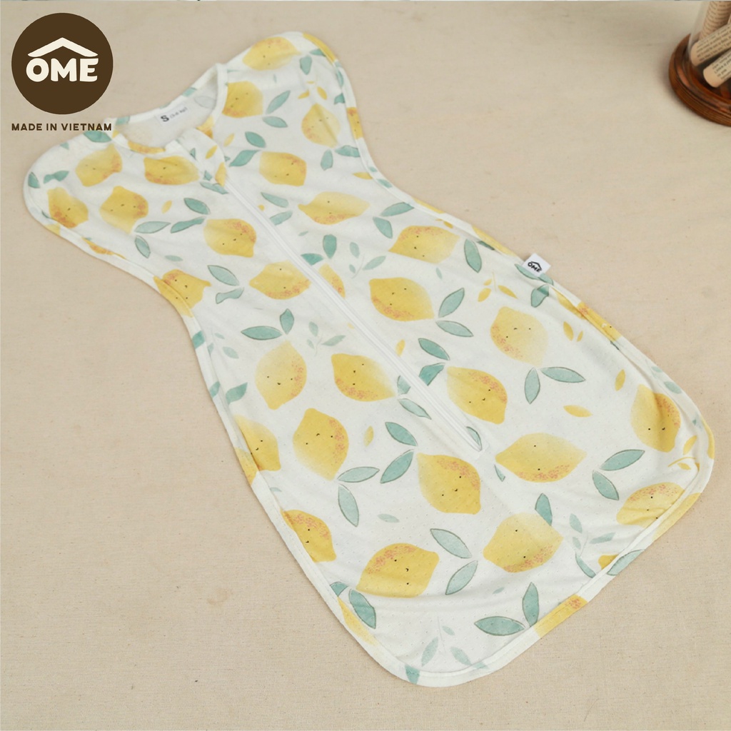 Nhộng chũn, ủ kén cho bé OME Hàng chính hãng - Kén ngủ dài cả người cao cấp sử dụng chất liệu vải co giãn đa chiều