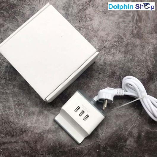 [Mã 267ELSALE hoàn 7% đơn 300K] Ổ Cắm 3 Cổng Usb Kèm Sạc Không Dây Hàng Cao Cấp