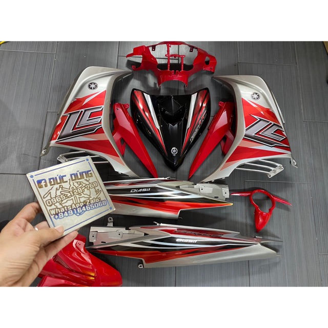 Dàn áo Ex135 đỏ bạc đen
