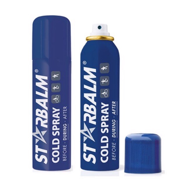 Chai xịt lạnh Starbalm Cold Spray giảm đau nhanh tức thời, đau vai, cơ, chấn thương thể thao (Nhập khẩu Hà Lan)