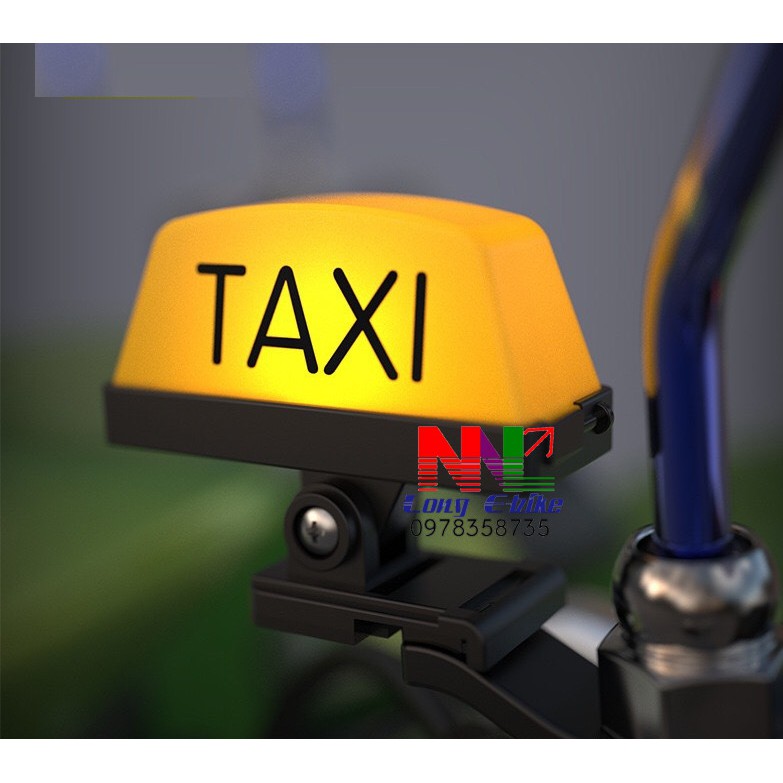 đèn mào taxi gắn xe máy