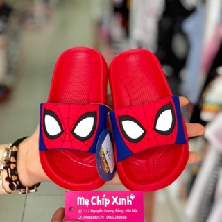 Dép lê Nhựa cho bé trai hình siêu nhân ô tô ngươif nhện
