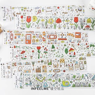 Washi tape thú cưng cute
