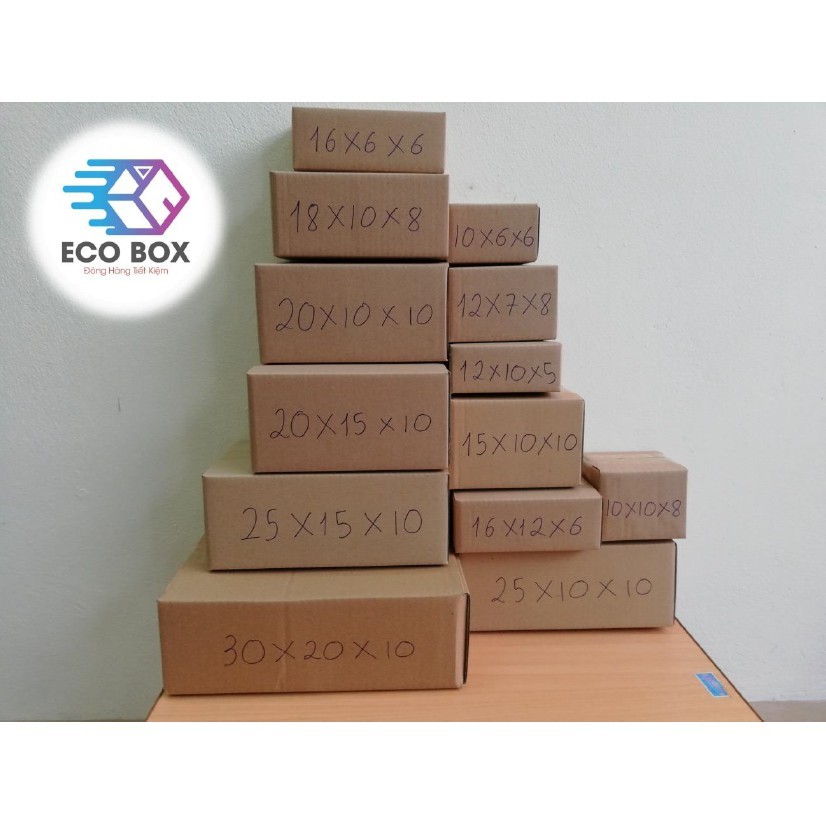 Combo 100 hộp carton 15x10x10