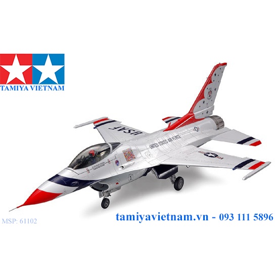 61102 Mô hình máy bay quân sự 1/48 SCALE F-16C  "THUNDERBIRDS"