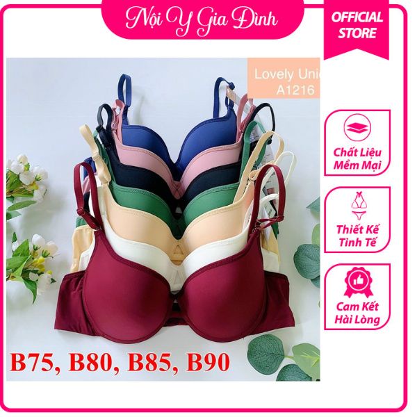 Áo Lót Lovely Mỏng Ép Trơn Chuẩn Đẹp, Đủ Size, Đủ Màu Mã 1216 🎉 Noiygiadinh