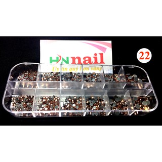 [khay 22] Đá chân keo gắn móng chăm sóc trang trí làm đẹp nail shop sỉ hnnail