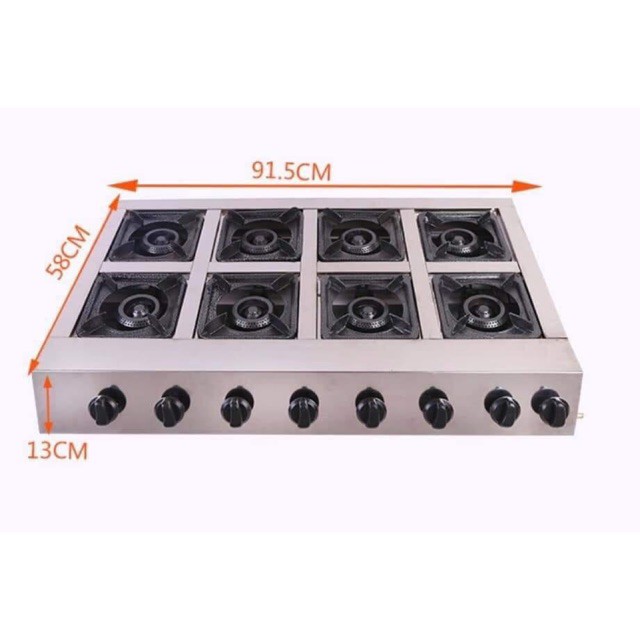 Bếp ga 8 họng nấu mì cay