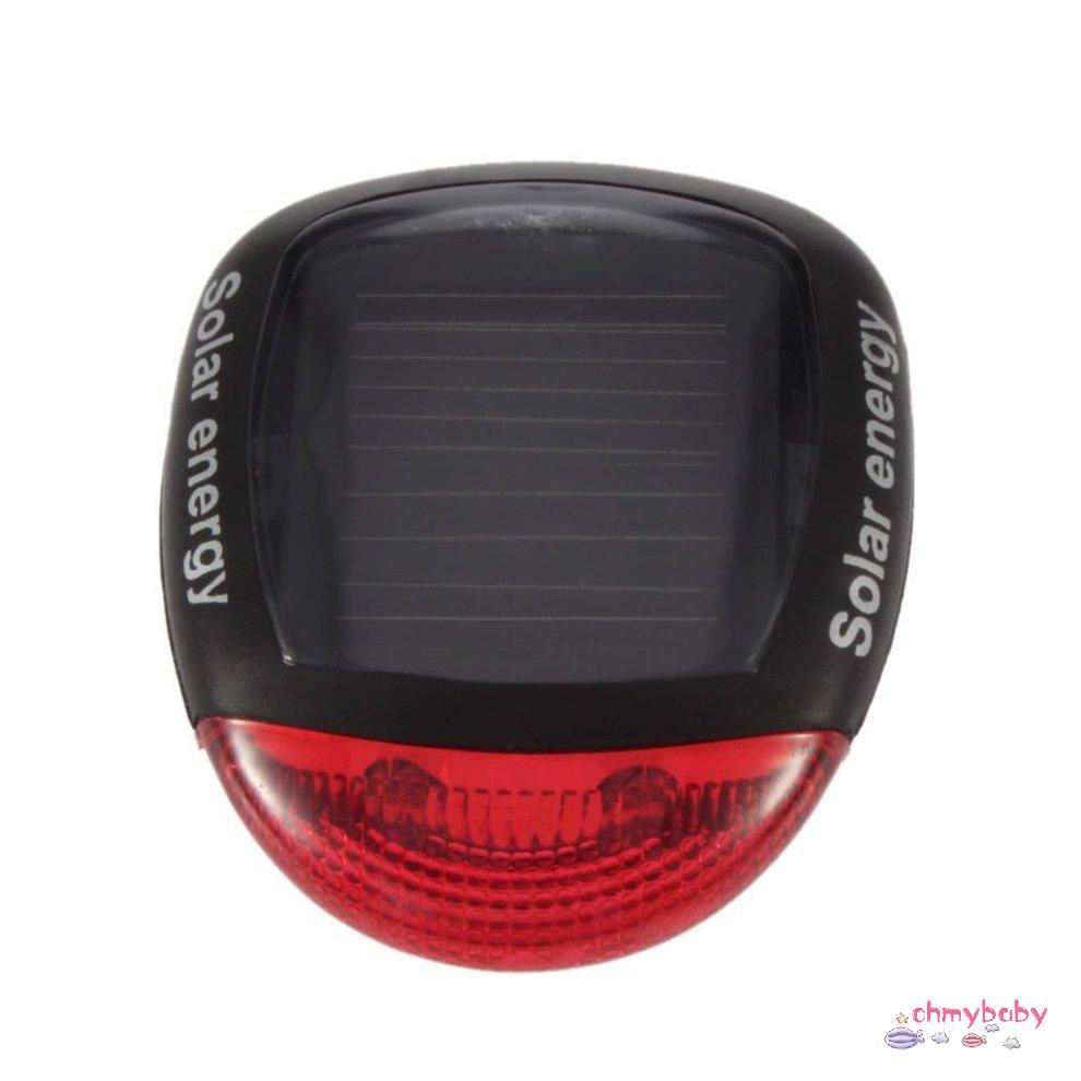 Xe đạp năng lượng mặt trời Đèn LED đi xe đạp Đuôi xe đạp phía sau Đèn đỏ Đèn hậu w / Kẹp [8/10]