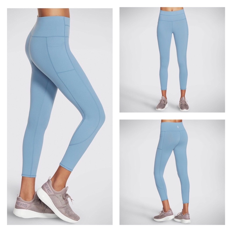 [Nhiều Mầu]Quần Tập Gym Yoga Legging Nữ Cạp Cao Co Giãn 4 Chiều Xuất Xịn Skechers