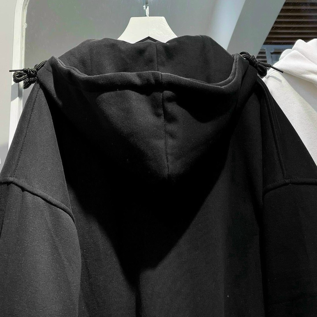 Áo Khoác Nữ Hoodie Unisex Kiểu Khóa Kéo Zip - Chống Nắng Có Nón Mũ 2 Lớp Thêu Gấu Vải Nỉ - Thu Đông HOT-TREND ĐẸP