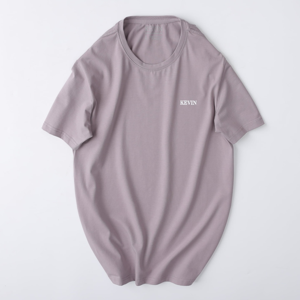 Áo thun nam cổ tròn Kevin Basic vải cotton co giãn 4 chiều